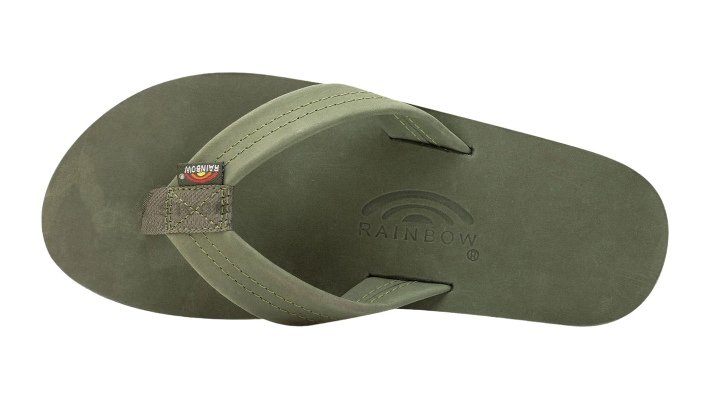 Rainbow Men's Premier Leather Single Layer Sandal