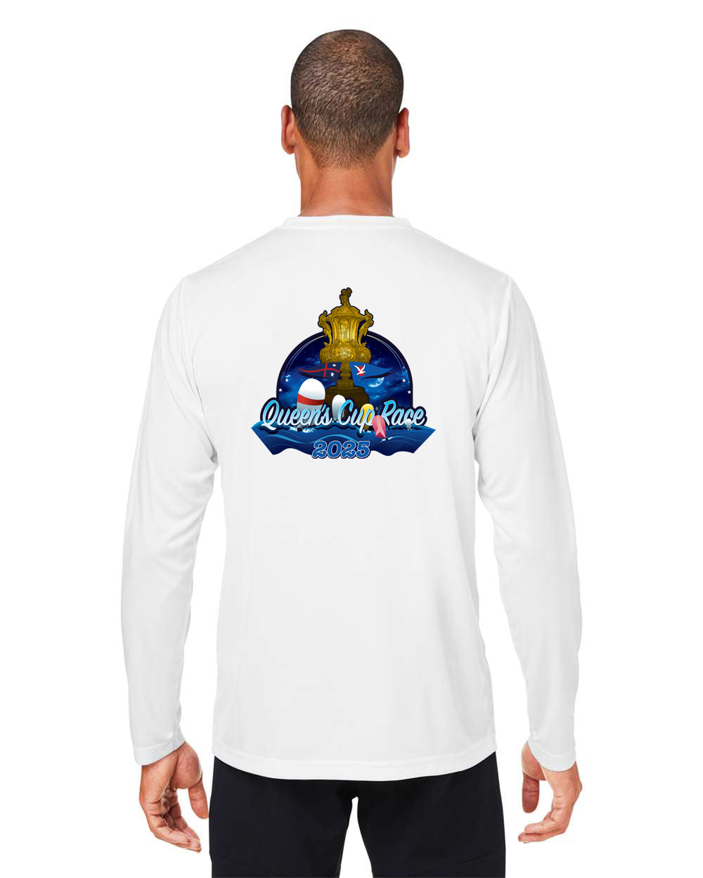 Men's Queen's Cup® SPF Long Sleeve Tech Tee
