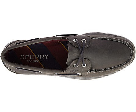 Sperry Men's Authentic Original Varsity Boat Shoe Grey