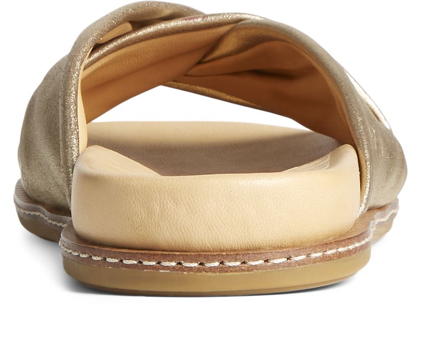 Sperry Women's Gold Cup Waveside PLUSHWAVE Cross Slide Sandal