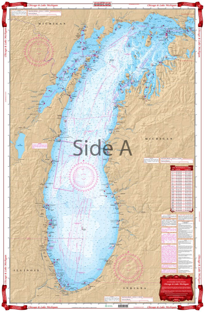 Waterproof Charts Chicago and Lake Michigan Navigation Chart 70