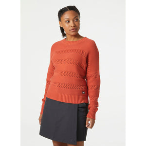 Helly Hansen Women's Pier Pointelle Sweater Terracotta