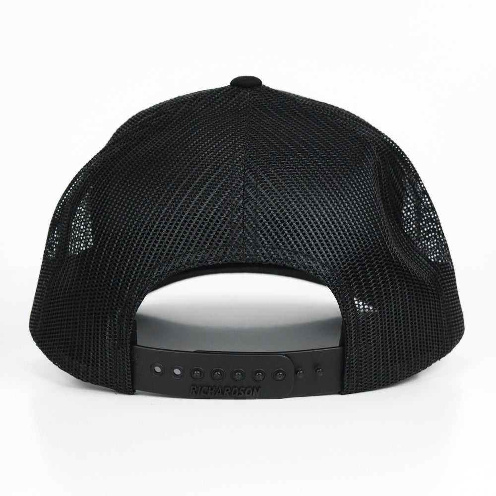 Grundens Offset Embroidered Logo Trucker Hat