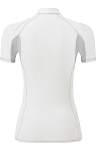 Gill Women's Pro Rash Vest Short Sleeve White