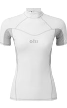Load image into Gallery viewer, Gill Women&#39;s Pro Rash Vest Short Sleeve White