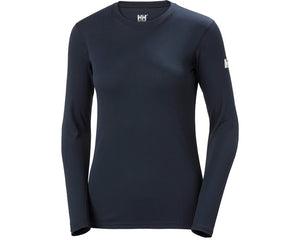 Helly Hansen Women's Tech Crew Long Sleeve Navy