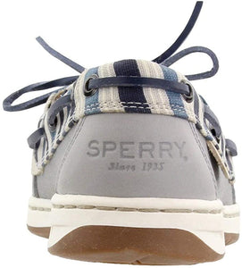 Sperry Women's Angelfish Stripe Boat Shoe Grey