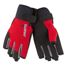Load image into Gallery viewer, Musto Essential Sailing Short Finger Glove True Red