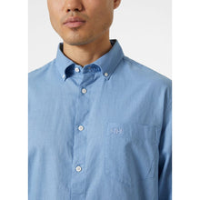 Load image into Gallery viewer, Helly Hansen Men&#39;s Club Shirt LS Bright Blue