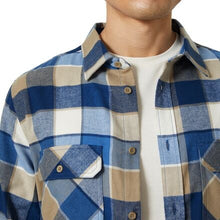 Load image into Gallery viewer, Helly Hansen Men&#39;s Lokka Organic Flannel LS Shirt Pebble Plaid
