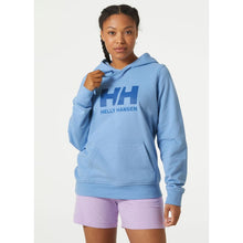 Load image into Gallery viewer, Helly Hansen Women&#39;s HH Logo Hoodie Bright Blue
